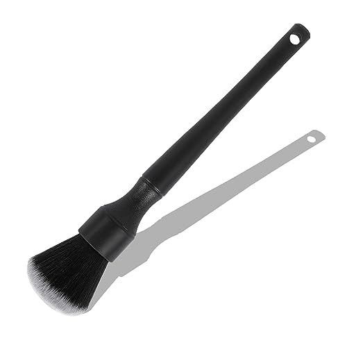 Ziciner Car Detailing Brush, Ultra Soft Car Detail Brush Kit for Elegant Surfaces, Auto Scratch-Free Cleaner Kit for Car Interior & Exterior, Wheels, Dashboard, Engine Bay (Long Handle)