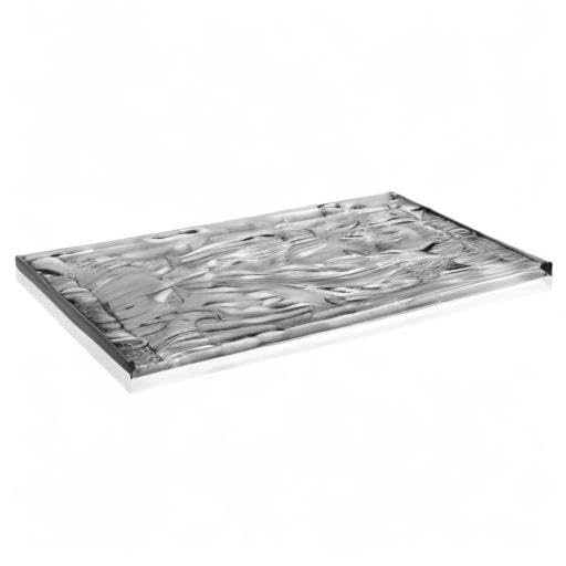 Amazon｜Kartell トレイ クローム W55/D38/H3cm デューン L SFAC-K1211