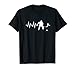 Eishockey-Herzschlag-Hockeyspieler T-Shirt
