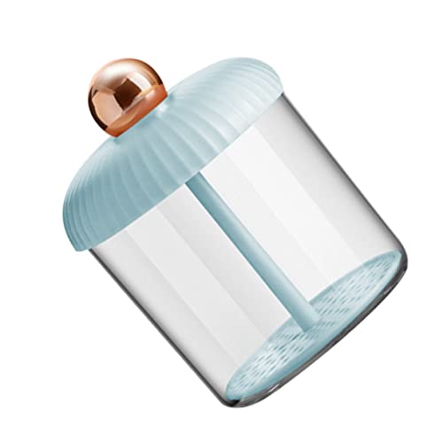 NOLITOY スパークリングボトル クレンザー 濡れた 流せるおしりふき 糸くず 保湿ローション 泡ハンドソープ フォーム フェイシャル用ファンブラシ 泡立つ 泡 ケア 顔 Abs Blue