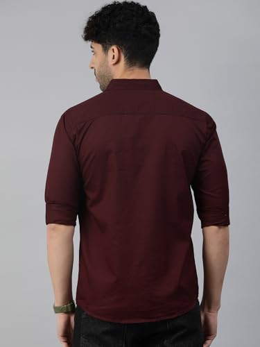 Image of Majestic Man Men Classic Slim Fit Pure Cotton Casual Shirt