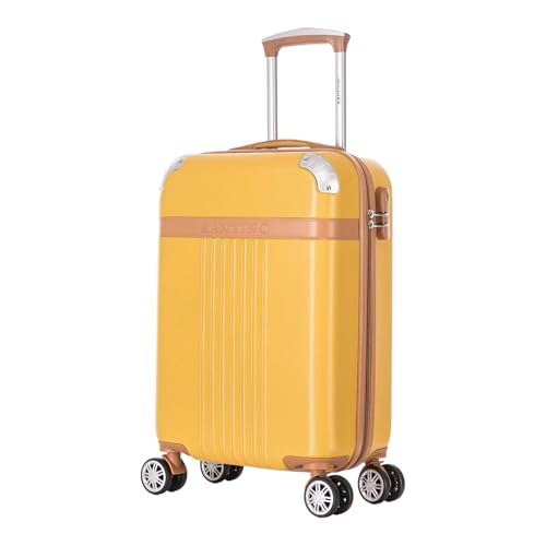 SANTINO, Mala de Bordo Padrão ANAC Athena, em ABS - ABGV182P Amarelo