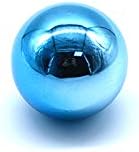 Miniatura 2 de Arcity - Juego de 2 piezas de arcade, con mango cromado y mango redondo, diseño de arcade, color azul y azul