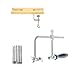 3 in 1 Professional Jeweler's Saw Set Saw Frame 144 Blades Wooden Pin Clamp Wood Metal