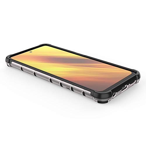 Image of Glasgow | for Poco X3 Honeycomb Pattern Back Case Cover for Poco X3 - Black