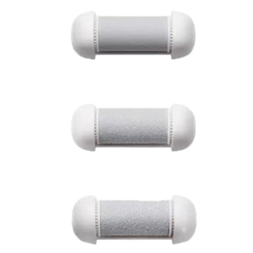 3 Piezas Lima Eléctrica para Pies, Rodillos de Repuesto para Escofina para Electrica Pies, 3 Tipos de Rugosidad Removedor Lavables para Callos, Accesorios para Equipos de Cuidado de Los Pies