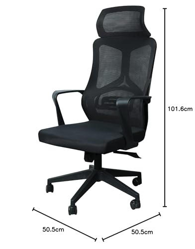 Image of Lakdi The Furniture Co High Back Director Chair | Revolving Chair | | Mesh Chair | Director Chair | Office Executive Chair