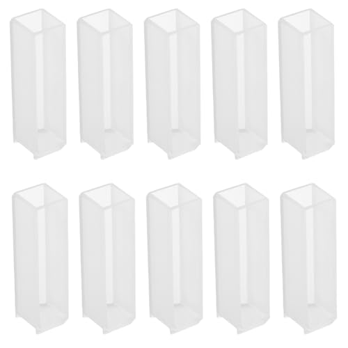 Cubetas de vidrio óptico de 10 mm para evitar errores de lectura en espectrofotómetro 2