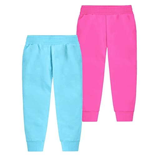 Image of Trampoline Kids Cotton Blend Trackpants Pack of 2 with Drawstrings & Ribbed Cuffs | Vibrant Printed Joggers for Boys & Girls | Soft Waistband & Side Pockets | Everyday Comfy Wear