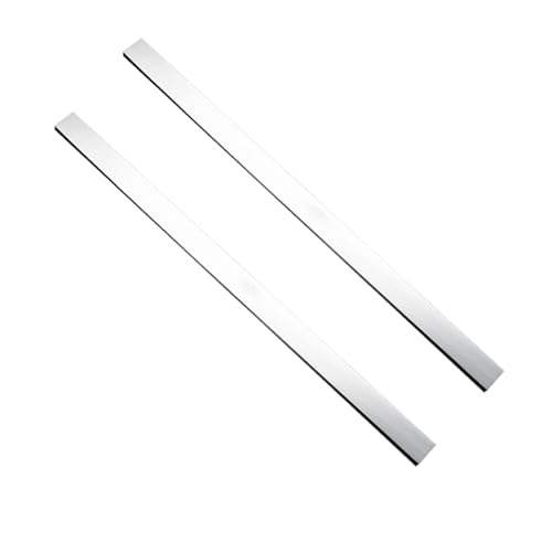 Coavoo HSS Lathe Tool Bits Bar 3mm x 20mm x 200mm High Speed Steel Square Rectangular Fly Cutter Mill Blank Lathe Turning Tool Blanks, 2Pcs for Making Knife Cutting Craft DIY