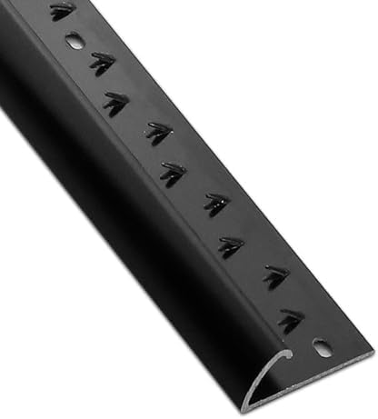 Metal Carpet Gripper Strip with Teeth & Screws - Durable Edging Trim for Door Mats & Carpets - Easy Installation for Home, Office & Cinema Flooring Solutions