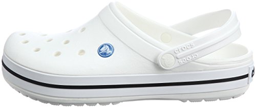 CROCS Crocband - White - M4W6 , 11016-100-M4W6, Unisex Adult , White , M4W6