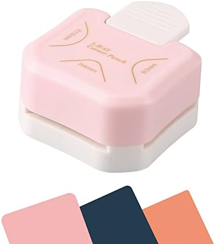SHARME 3 Way Corner Rounder Punch, 4mm, 7mm, 10mm 3 in 1 Corner Rounder for Paper Crafts, Cardstock, Laminate, Photocards, Business Card, DIY Projects, Scrapbooking and Card Making