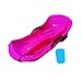 predolo Toboggan Snow Sled with Seat Padding for Two Users, Ideal for Sand Activities, Pink