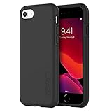 Incipio DualPro Case for Apple iPhone 6 Plus, 6s Plus | Shockproof Hard Shell Hybrid Dual-Layer Rugged Cover – Obsidian Black