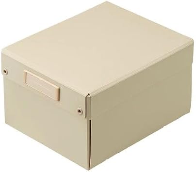 LIHIT LAB. Roomy Folding Box, Comic Size, Beige, A-796-16