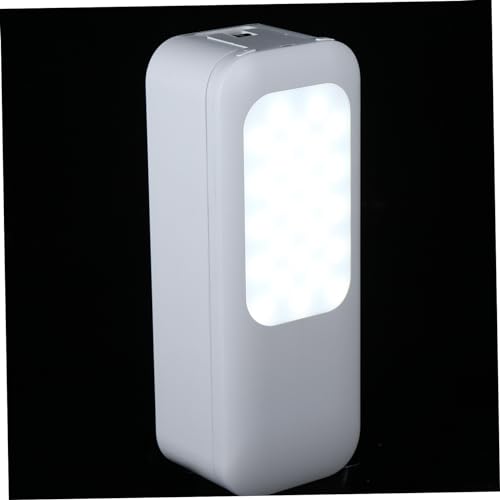 DIYEAH Retractable Phone Holder with Fill Light Height Rotating Bracket for Live Streaming and Photography Compatible with All Smartphones