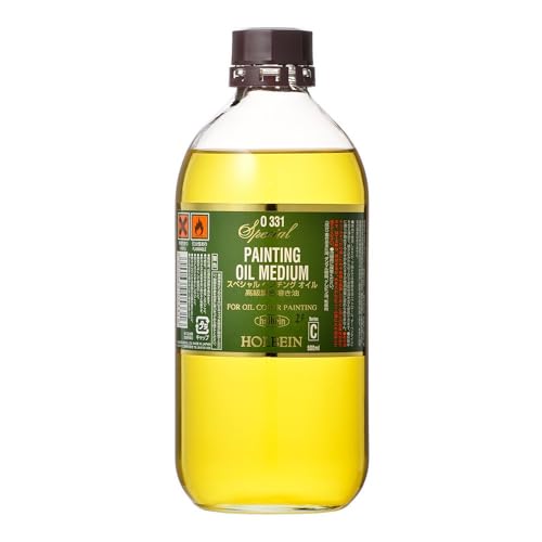 ホルベイン 油彩画用液 O331 500ml スペシャルペンチングオイル リンシードベース（調合溶き油）05331