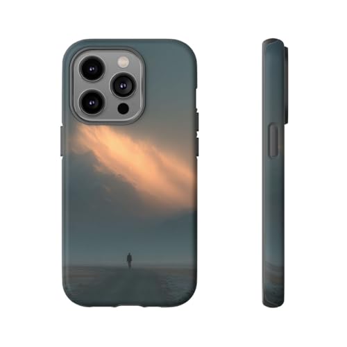 Coque rigide mate iPhone 14 Pro bleu protection antichoc