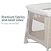 Maxi-Cosi Swift Baby Playard with Mat, Baby Playpen, Play Yard with Bassinet, Portable Playpen for Babies and Toddlers, Classic Oat