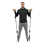 Peu encombrant et mobile - Le kit de bandes de fitness ne pèse que 1,47 kg et est livré dans un sac de transport pratique. Idéal pour l'entraînement à la maison, au bureau, en plein air ou en voyage - Flexibilité maximale sans encombrement.