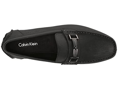 Calvin Klein Men's Magnus Loafer, Black Weave Emboss, 10 M - image 4