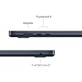 Apple 2025 MacBook Air M4 チップ搭載 15 インチノートブック: Apple Intelligence のために設計、15.3 インチ Liquid Retina ディスプレイ、16GBユニファイドメモリ、 256GB SSD ストレージ、12MP センターフレームカメラ、Touch ID - ミッドナイト #4