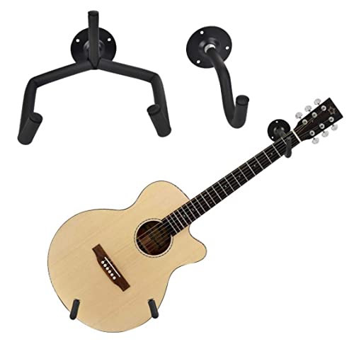Jorzer Guitar Stand Clothe Hook Hook Oak Horizontal Guitar Wall Mount Rack Affichage pour la Plupart des Guitares 2… - Les Beatles, Paul McCartney, John Lennon, RIngo Starr, George Harrison Jorzer Guitar Stand Clothe Hook Hook Oak Horizontal Guitar Wall Mount Rack Affichage pour la Plupart des Guitares 2…