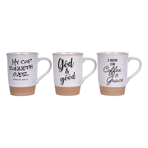Set de 3 mugs Under The Sun de cerámica multicolor 18 oz miniatura 1