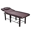 Generisch Table de massage réglable, table de massage fixe, table de spa avec dossier réglable, lit en cire, supporte jusqu'à 200 kg, lit robuste, accessoire de massage pour les patientes enceintes