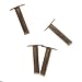 Vintaj Natural Brass 1/4 Inch Nail Head Rivets (20 Pieces)