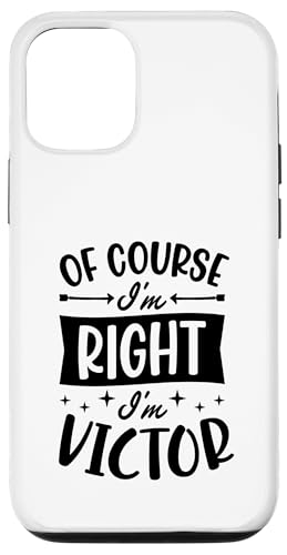 �������I'm Right I'm Victor�� �p�[�\�i���C�Y �X�}�z�P�[�X iPhone 12/12 Pro �p