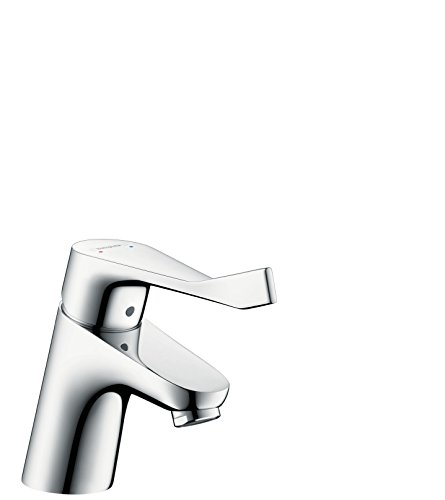 hansgrohe Focus Mitigeur de lavabo 70 Care avec poignée extra longue, avec tirette et vidage, chromé, 31910000