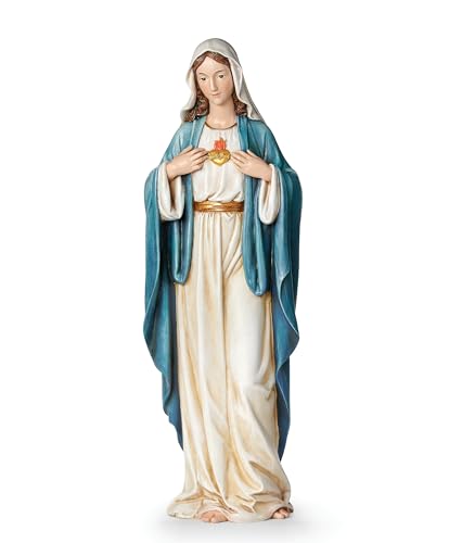 Estatua del Inmaculado Corazón de María 24.5 pulgadas