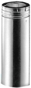 Chimney 69506 5 in. x 8 in. DirectVent Pro 6 in. Galvanized Length, Galvanized Steel