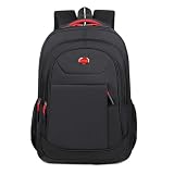 JHSDHYD Schultasche Mode Oxford Herren Rucksack 55L Große Kapazität Laptop Rucksack Freizeit Wasserdicht Business Computer Tasche Schule Student(Red)