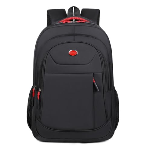 JHSDHYD Schultasche Mode Oxford Herren Rucksack 55L Große Kapazität Laptop Rucksack Freizeit Wasserdicht Business Computer Tasche Schule Student(Red)