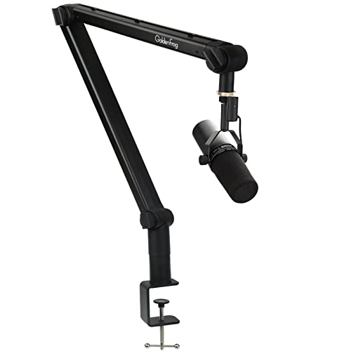 Supporto Microfono Rockjam RJMS100 Con Braccio Boom Regolabile - Base Treppiede Stabile - Foto 6