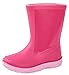 Lora Dora Bottes de pluie mi-mollet Wellington pour garçons et filles - Rose - rose clair,
