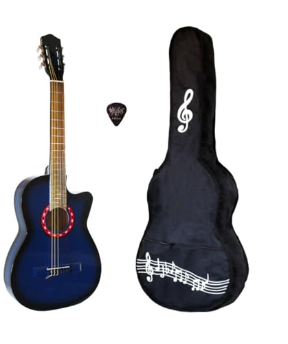 KIT BÁSICO GUITARRA VEGO CURVA (Azul Sombra)