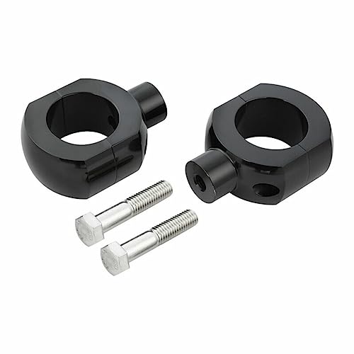 Guidon riser 2" 50mm noir pour moto Sportster et Softail