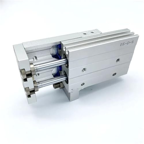 Vérin pneumatique à glissière HLQ12X40S avec table de guidage rigide