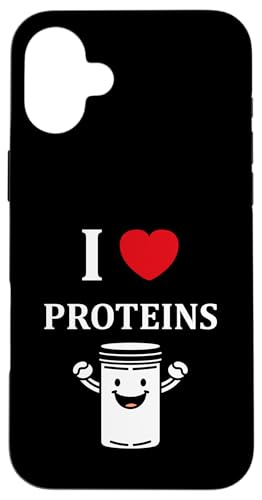 Humor Protein bodybuilding sport amour i love Proteins �X�}�z�P�[�X iPhone 16 Plus �p