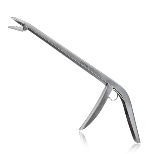 Extractor de anzuelos de acero inoxidable LEONTOOL de 11 pulgadas para pesca deportiva