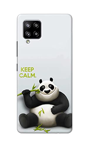 Image of PRINTFIDAA� Printed Hard Back Cover Case for Samsung Galaxy M42 5G | Samsung Galaxy A42 5G Back Cover (Cartoon Panda) -2808
