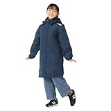 ベンチコート キッズ ジュニア 子供 ジャケット フード付き EC610312E51 ネイビー 140 cm 子供服 防寒 冬服 軽い 小学生 中学生 高校生 男の子 女の子 アウター