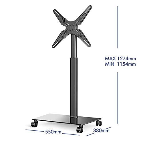 Soporte móvil para TV de piso para 32-55 pulgadas miniatura 2
