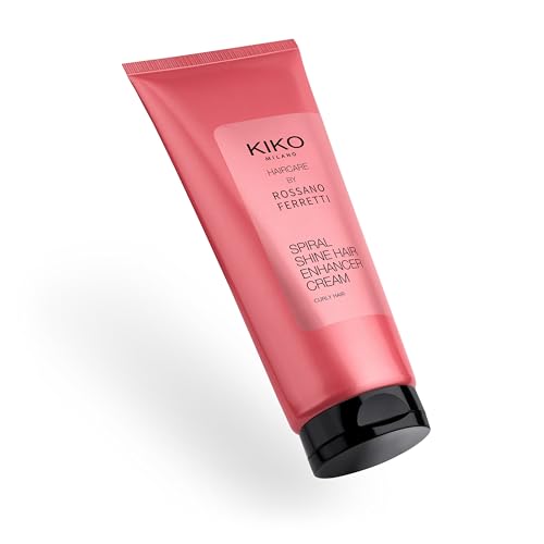 KIKO Milano Spiral Shine Hair Enhancer Cream, Crema Capilar Para Rizos Definidos Hasta 72 H