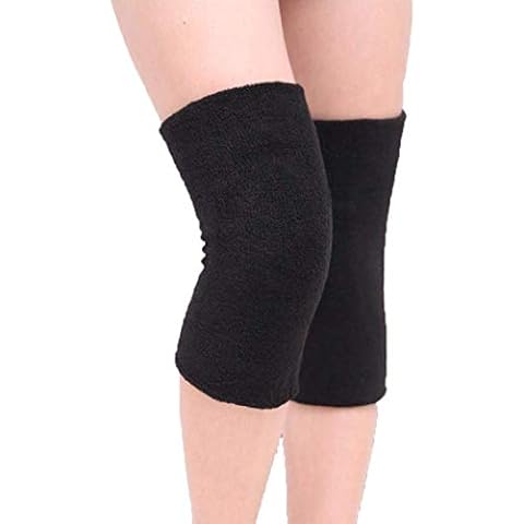 Afinder Damen Herren Knieschoner Kniebandage Knieschützer Schoner Proteckor Komfort warme Dicke Knieprotektor Anti-Rutsch Beinwärmer Kniewärmer Indoor Sport Beschützer für Fahrrad Motorrad Cover