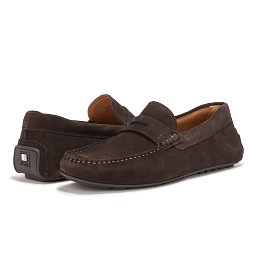 Image of BOSS Men's Noel Suede Drivers Loafers